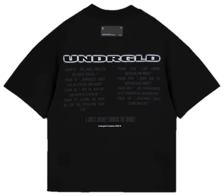 Journey Boxy Tee (Black) - espalda