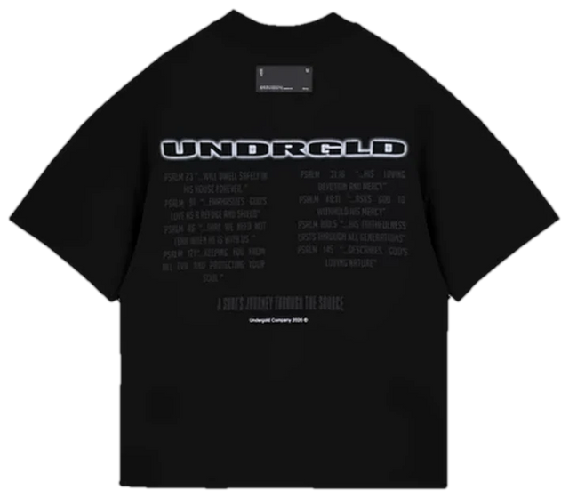 Journey Boxy Tee (Black) - espalda